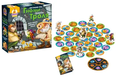 Настільна гра "Crazy Koko. Гноми проти троля" VT8055-36 VladiToys купити