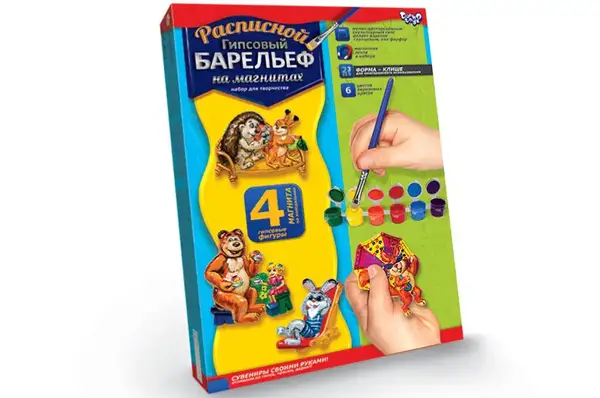 Набір для творчості "Барельєф" малий РГБ-02-01,02,03...12 DANKO купити недорого в Україні, фото 4