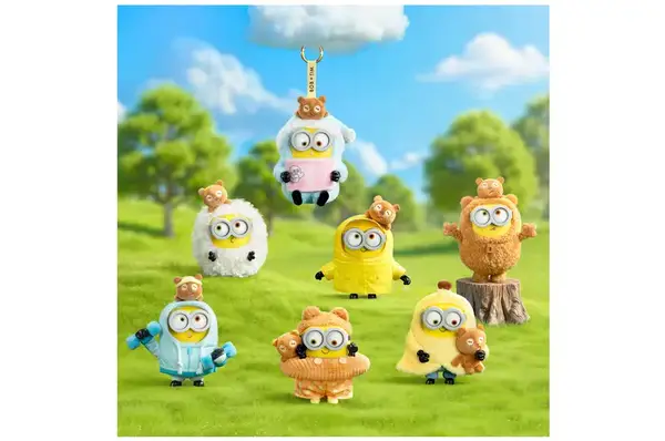 Колекційна м'яка іграшка з кільцем 25ZB301XHRTJ001 РOP TOP 52Toys серії "Bob & Tim" - ПОСІПАКИ (у дисп., в ас.) купити недорого в Україні, фото 3