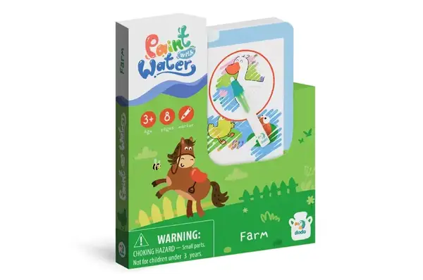 Набір водних розмальовок "Малюй водою: Ферма" 300311 DoDo купити