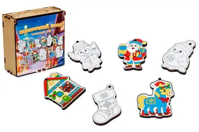 Новорічний бокс Puz-01236 "Розмалюй сам" PuzzleOk купити