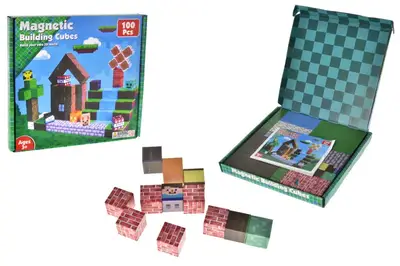 Конструктор магнітний 8526/48 "Селище" за мотивами гри, 100 деталей купити