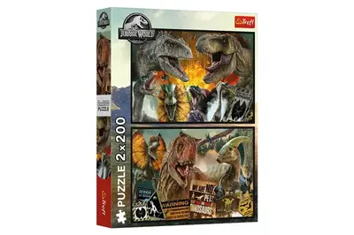 Пазли - 2в1 200 елм. - 13316 "Світ Юрського періоду", Trefl купити