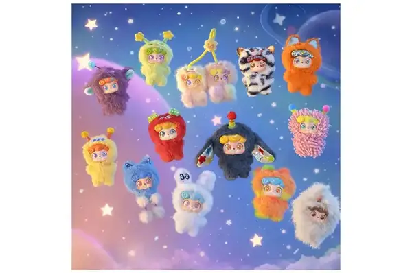 Колекційна м'яка іграшка з кільцем JO-2025044 POP TOP JOTOYS серії "Q.Kid" - КОСМО-ХВИЛІ (у дисп., в ас.) купити недорого в Україні, фото 2