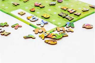 Алфавіт на липучках Puz-26919 р.30х22х2см PuzzleOk купити