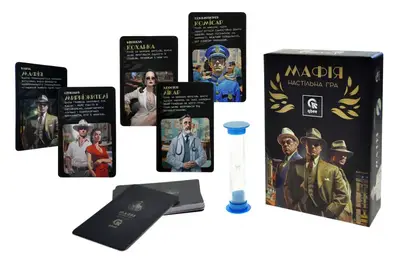 Настільна гра QB701-001 "Мафія" з пісочним годинником qbee купити