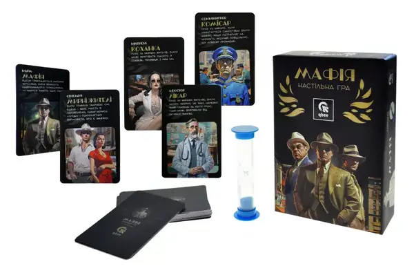 Настільна гра QB701-001 "Мафія" з пісочним годинником qbee купити