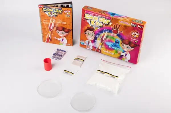 Набір для дослідів CHK-02-01U,02U,03U,04U "CHEMISTRY KIDS" економ DANKO купити недорого в Україні, фото 5