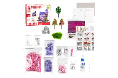 Будівельний набір для творчості з міні-цеглинок BLOCKY "Будинок Феї" 31020 STRATEG купити