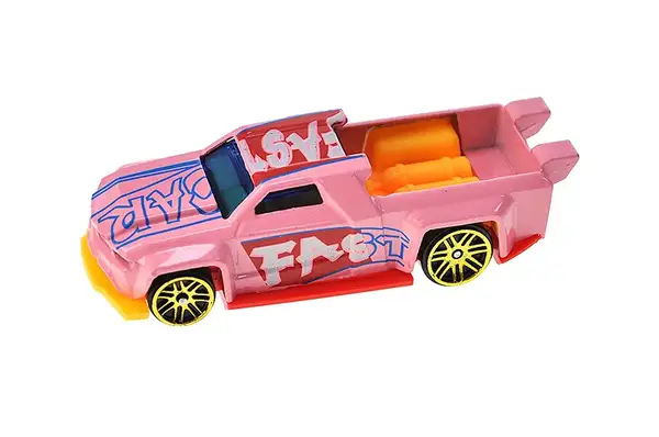 Набір машин металевих для дівчаток, в коробці 4шт, 3види 698-04PS р.22,5*10*4см купити недорого в Україні, фото 4