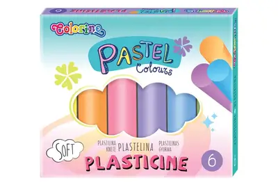 Пластилін 6 кольорів PASTEL COLORINO купити