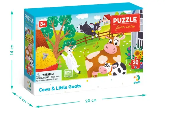 Пазли - 30 елм. - 300683 "Корови і козенята" DoDo купити недорого в Україні, фото 4