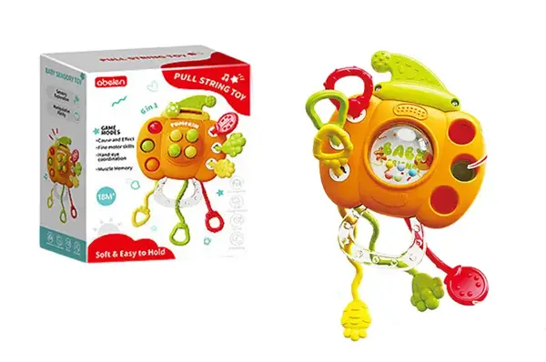 Брязкальце 52052 "Тягучка" в коробці р.11x6x13,5 см YG Toys купити