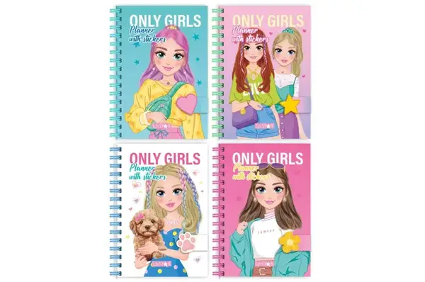 Блокнот для дівчаток LS-01 "Only Girls Planner" В6 Апельсин купити