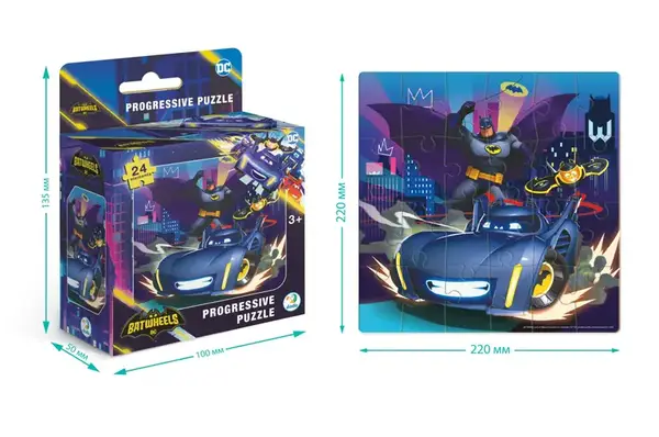 Пазли - 24 елм. - "Batman. Бетмобіль Бам" 200554 DoDo купити недорого в Україні, фото 5