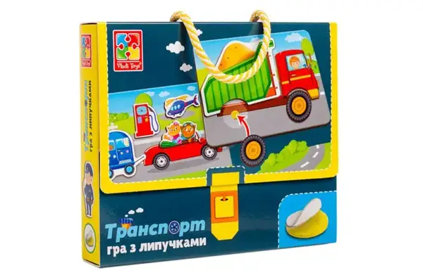 Гра з липучками 'Транспорт' VT1302-28 VladiToys купити
