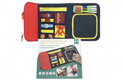 Розвиваюча іграшка TT997 "Рюкзак", тактильна, в коробці р.28x25x4 см купити