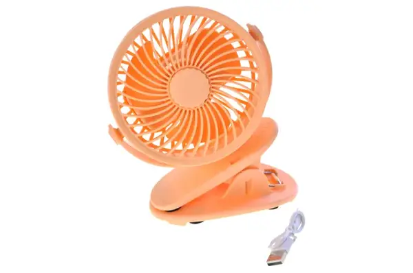 Вентилятор портативний бездротовий з кріпленням, акумулятор, USB кабель, в коробці AA26-17 купити недорого в Україні, фото 5