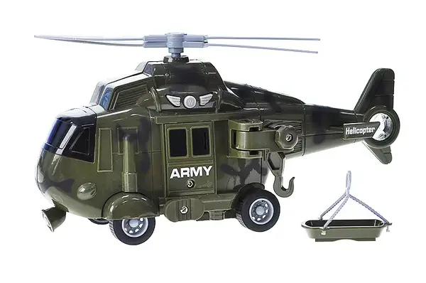 Вертоліт на батарейках AP9906A "Автопром" військовий 1:20, світло, звук, в коробці 23*15,5*11,5 см купити недорого в Україні, фото 3