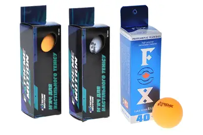 М'ячі для настільного тенісу TT24181 40 мм, 3 шт у коробці купити