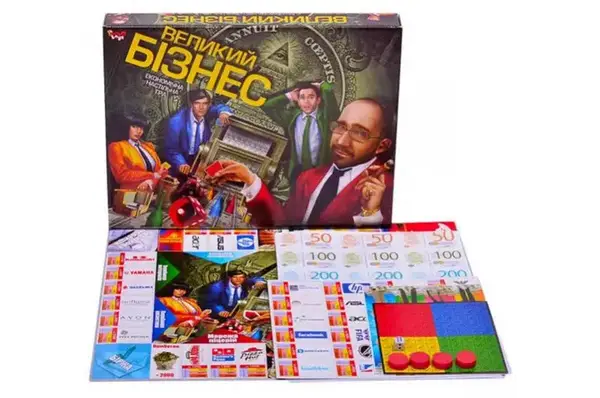 Настільна гра DTG1-UA "Великий бізнес" DANKO купити