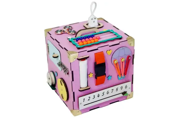 Бізікуб Рожевий 200161 23х23х23 см купити