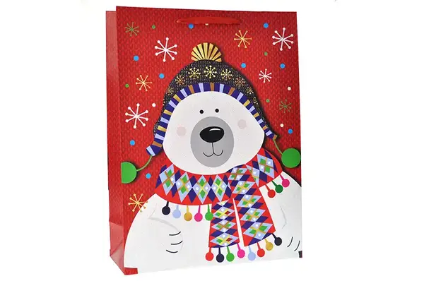 Пакет паперовий GIANT XMAS 762336ML 40.6x16.5x55 см асорті MALEVARO купити недорого в Україні, фото 2