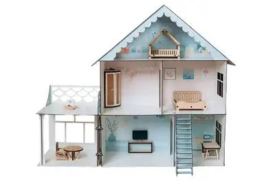 Будиночок Морська Вілла 75х60х60см. зі шпалерами: набір Лайт купити