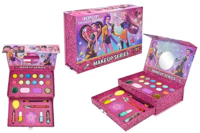 Набір для макіяжу 3688-LM5/6 мікс 2 види, тіні для повік, лак, помада, аксесуари купити