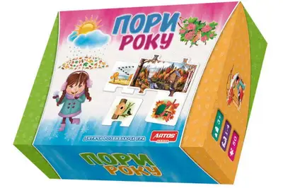 Розвиваючі пазли "Пори року" в коробці ARTOS купити