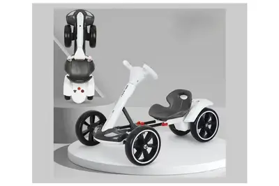 Електромобіль GO KART F1 white з пультом, EVA-колеса, 390 Вт Maraton купити
