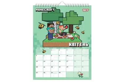 Календар-планер "Minecraft" 270270 настінний на 2026р., А3 Yes купити