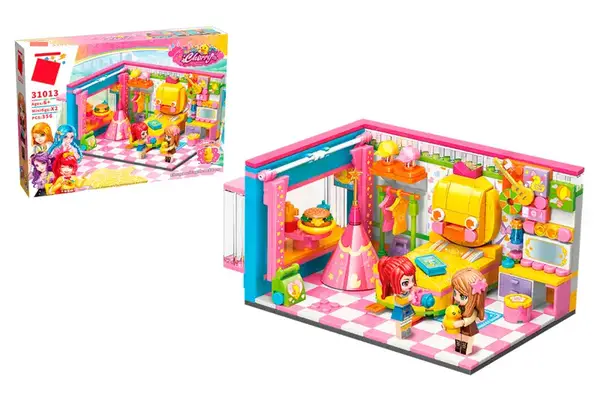 Конструктор 31013 Cherry Duckling Themed Room 356 деталей коробка 37*6,5*27,5 купити