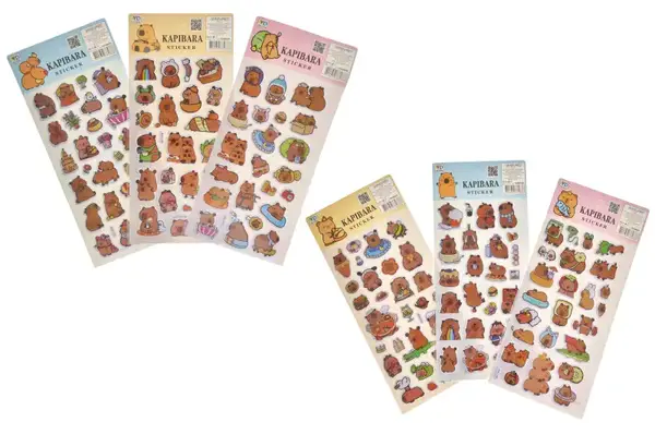 Наліпки дитячі 762886ML "Капібара" р.10x22 см Malevaro купити