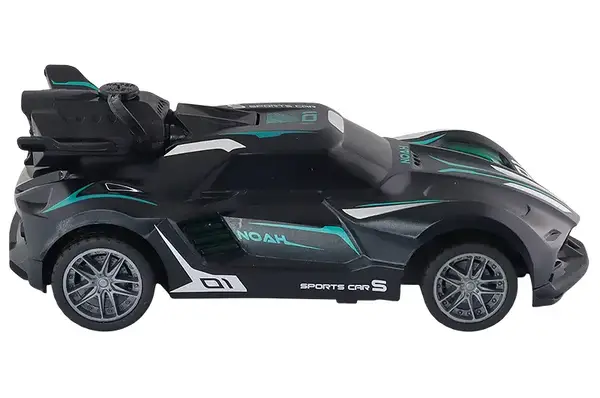 Автомобіль SL-354RH Spray Car Sport на радіокеруванні 1:24, чорний ,з світлом, вихлопною парою KS Drive купити недорого в Україні, фото 6