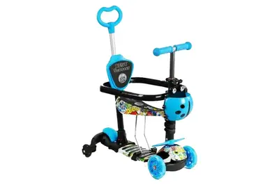 Самокат дитячий 3-х колісний SC2502 3в1, 3 кольори, колеса PU зі світлом купити