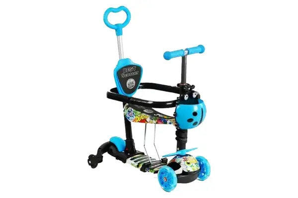 Самокат дитячий 3-х колісний SC2502 3в1, 3 кольори, колеса PU зі світлом купити