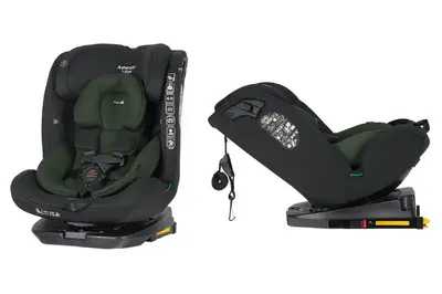 Автокрісло CRL-17001 "Asteroid" Hunter Green 40-150см, i-Size, ISOFIX, поворот CARRELLO купити