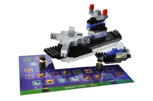 Конструктор блочний QB300-205 "Block&Steps: Морська Місія" + ходилка і меморі гра 3в1, 124дет. qbee купити недорого в Україні, фото 4