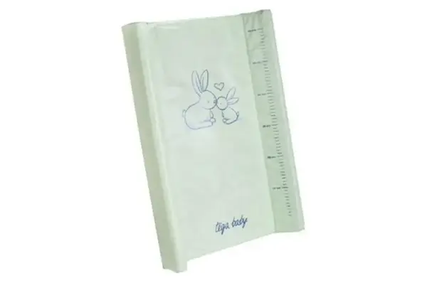 Пеленальний килимок KR-009-105 "Зайчики" м'ятний, р.50x70 см TEGA купити
