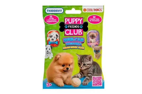 Фігурка-сюрприз PC062 COOL THINGS серії "Puppy Club" - НЯВ-ГАВ КОМАНДА (в ас.) купити недорого в Україні, фото 2