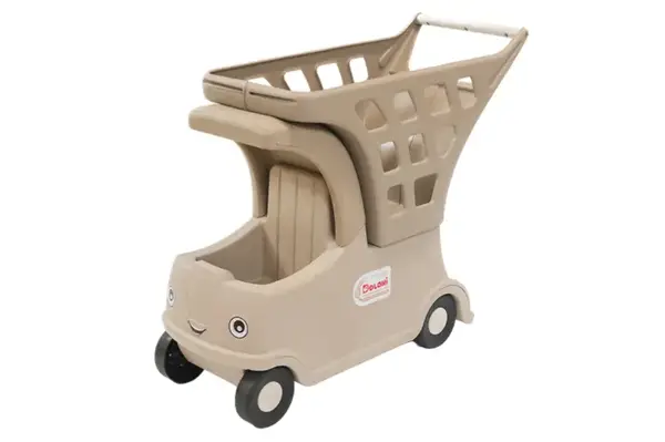 Візок 01540/02eco "Авто з кошиком" Eco Biege DOLONI купити недорого в Україні, фото 3