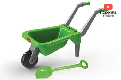 Тачка 01530/2 зелена, з лопаткою DOLONI купити