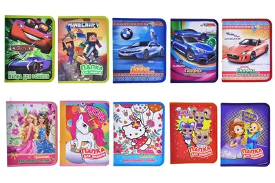 Папка для зошитів Polly 24 см на блискавці 00-00020055 купити