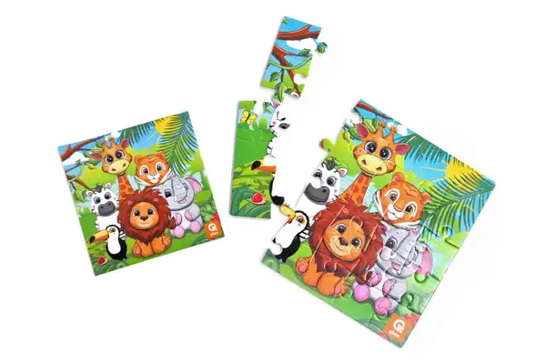 Пазли фомові - 25 елм. - QB100-003 "Левова команда" qbee купити недорого в Україні, фото 2