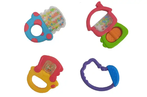 Набір брязкалець в кульку 4шт 8398-27 р.26,5*2,5*19см купити