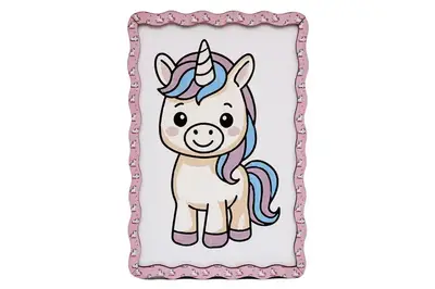 Набір для розпису по номерах Puz-22981 "Єдиноріг" дерев'яний, формат А5 PuzzleOk купити