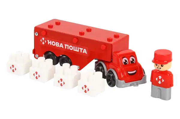 Конструктор металевий 1416 "Нова Пошта" 135 дет. ТЕХНОК купити недорого в Україні, фото 5