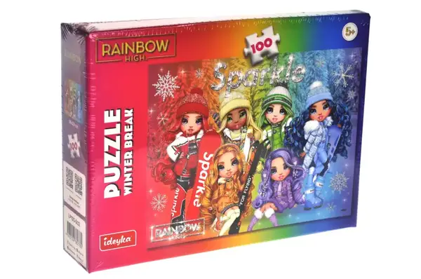 Пазли - 100 елм. - LP100-002 "Rainbow High Winter Break" Ideyka купити