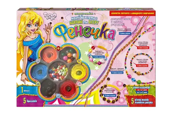 Набір для творчості Ф6-М-1 "Фенечка" DANKO купити
